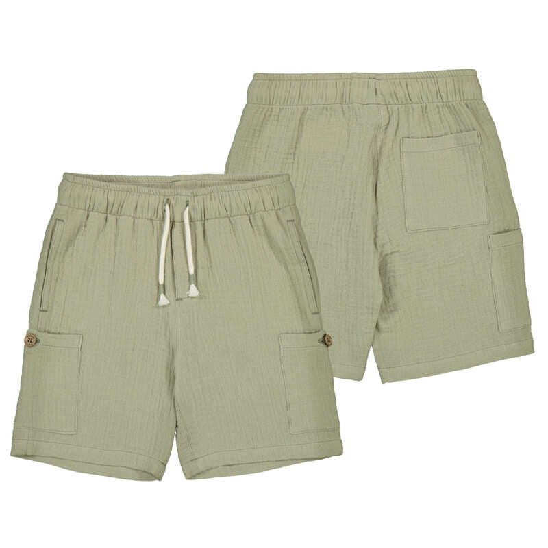 Jongens Wide leg shorts               van Mayoral in de kleur Bamboo     in maat 128.