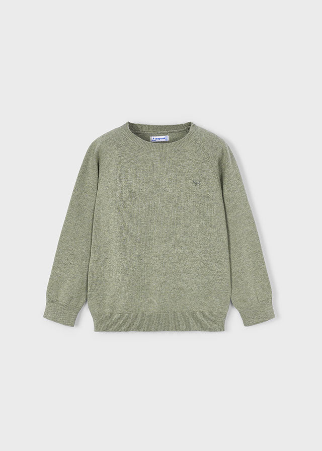 Mayoral Basic cotton jumper w/round