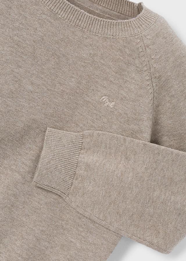 Mayoral Basic cotton jumper w/round