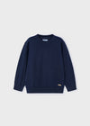 Mayoral Basic cotton jumper w/round
