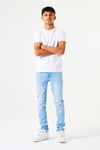 Jongens Jeans Tavio light used van Garcia in de kleur Light used in maat 152.