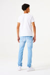 Jongens Jeans Tavio light used van Garcia in de kleur Light used in maat 152.