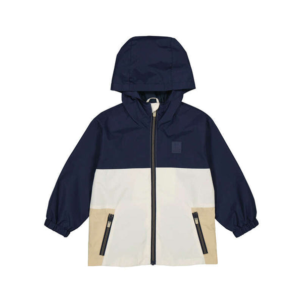 Jongens Windbreaker                   van Mayoral in de kleur Navy       in maat 128.