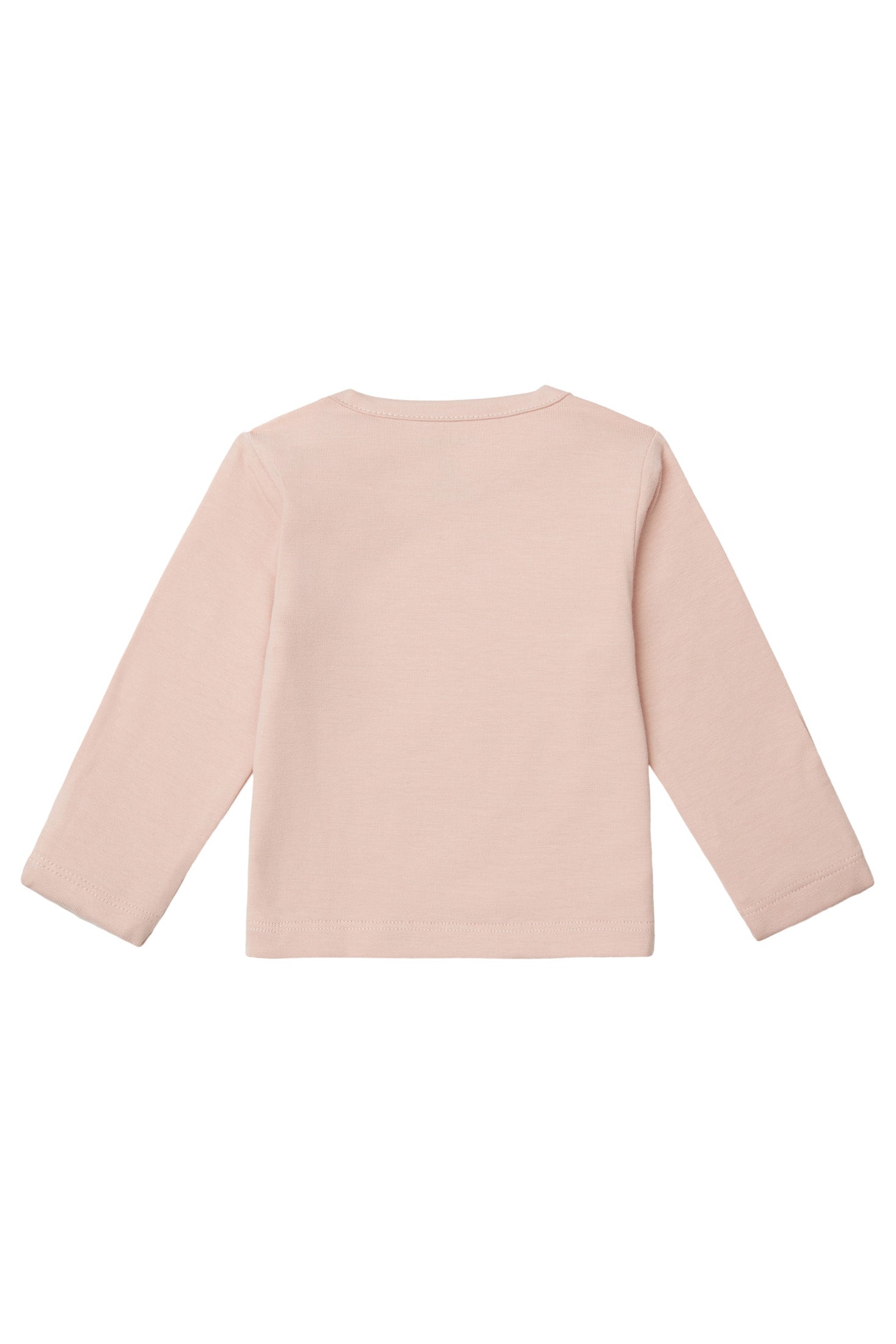 Meisjes Tee Neisse long sleeve van Noppies in de kleur Rose Smoke in maat 68.