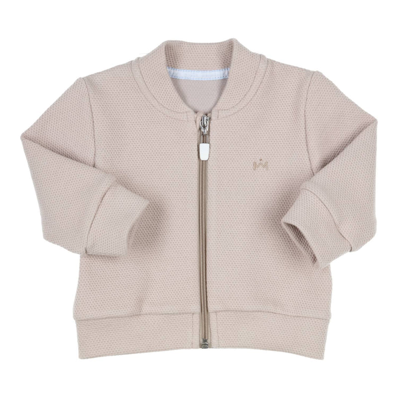 Jongens Cardigan Free van Gymp in de kleur Beige in maat 86.