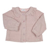 Meisjes Cardigan Lucia van Gymp in de kleur Old Rose in maat 86.