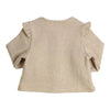 Meisjes Cardigan Gillo van Gymp in de kleur Beige in maat 86.
