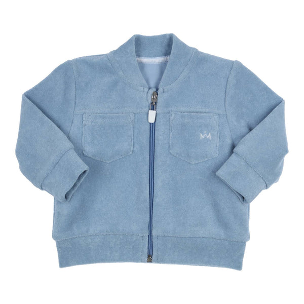 Jongens Cardigan Ido van Gymp in de kleur Blue in maat 86.