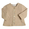 Meisjes Cardigan Lucia van Gymp in de kleur Beige in maat 92.