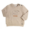 Jongens Pullover Gillo van Gymp in de kleur Beige in maat 86.