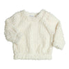 Meisjes Sweater Florry van Gymp in de kleur Off White in maat 86.