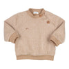 Jongens Sweater Koby van Gymp in de kleur Camel in maat 86.