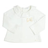 Meisjes Sweater Billie van Gymp in de kleur Off White in maat 86.