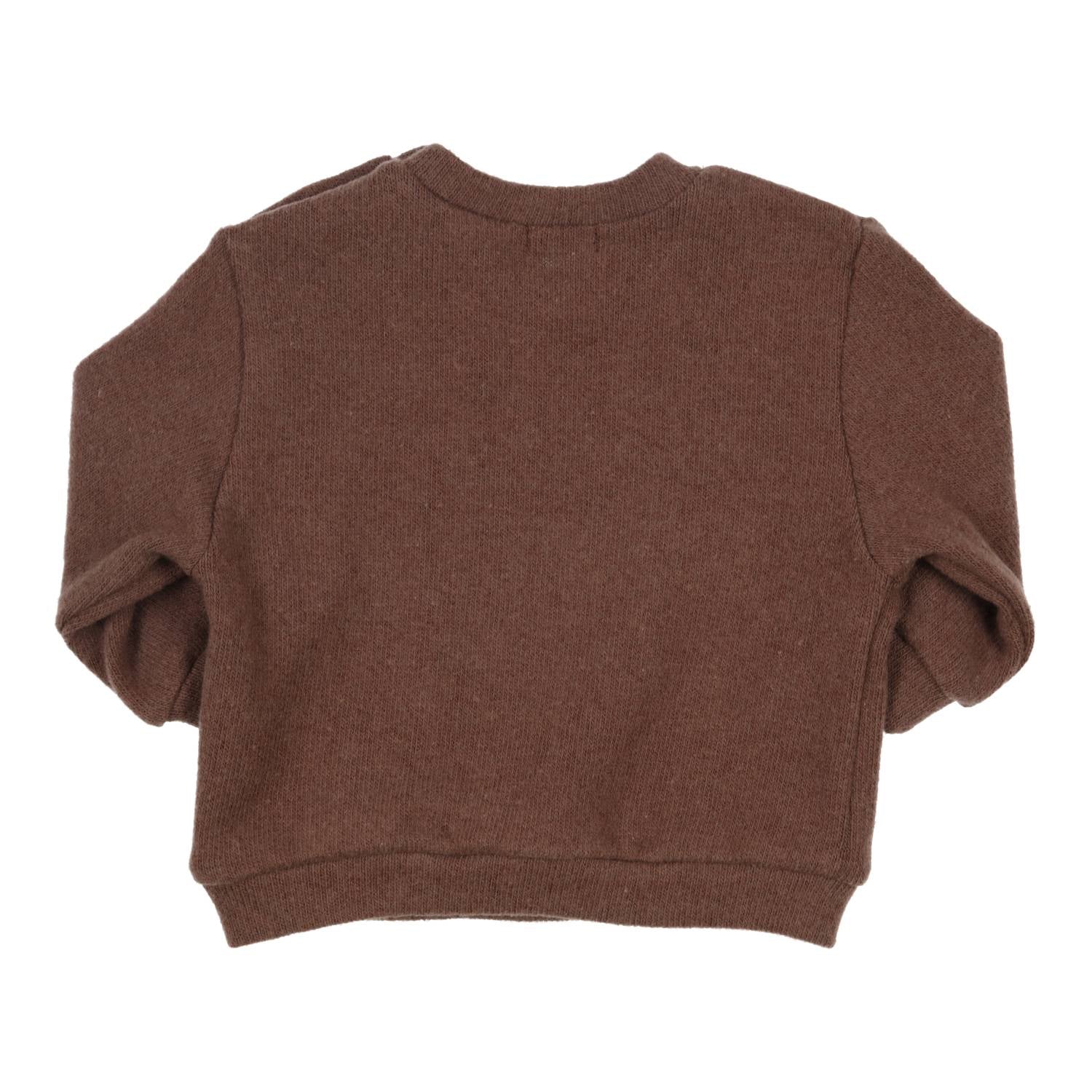 Jongens Sweater Gillo van Gymp in de kleur Brown in maat 86.