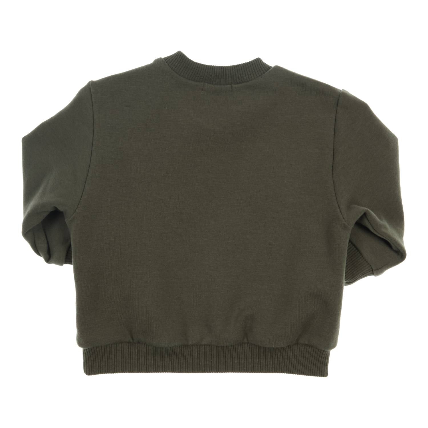 Jongens Sweater Carbondoux van Gymp in de kleur Khaki in maat 86.