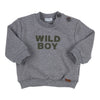 Jongens Sweater Carbonchine van Gymp in de kleur Grey Melange in maat 86.