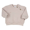 Jongens Sweater Free van Gymp in de kleur Beige in maat 86.