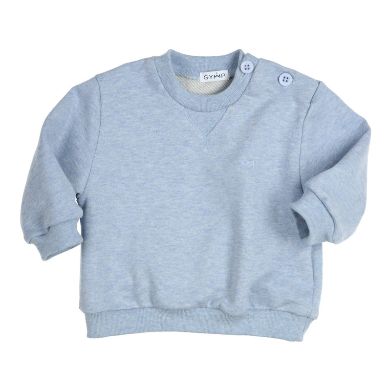 Jongens Sweater Hibbo van Gymp in de kleur Blue in maat 86.