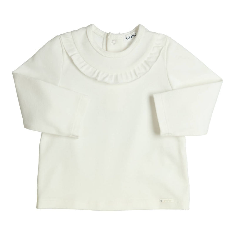 Meisjes Longsleeve Aerodoux van Gymp in de kleur Off White in maat 86.