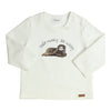 Jongens Longsleeve Aerodoux van Gymp in de kleur Off White in maat 86.
