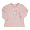 Meisjes Longsleeve Aerodoux van Gymp in de kleur Old Rose in maat 86.