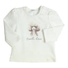 Meisjes Longsleeve Aerodoux van Gymp in de kleur Off White in maat 86.