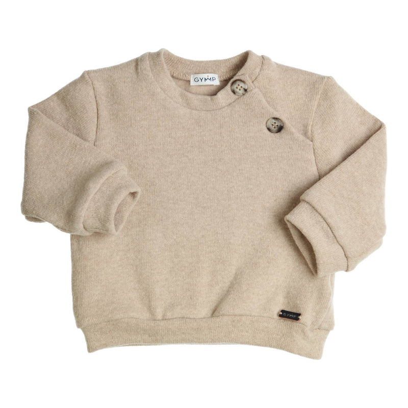 Jongens Pullover Gillo van Gymp in de kleur Beige in maat 86.