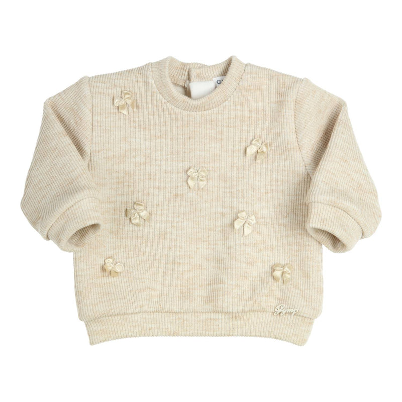 Meisjes Sweater Centia van Gymp in de kleur Gold in maat 86.