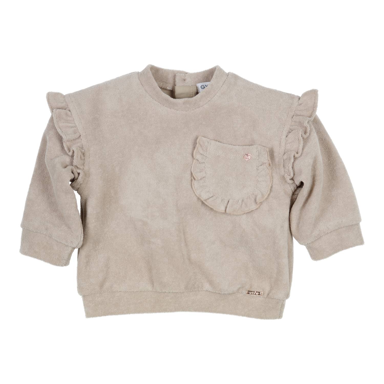 Meisjes Sweater Ido van Gymp in de kleur Beige in maat 86.