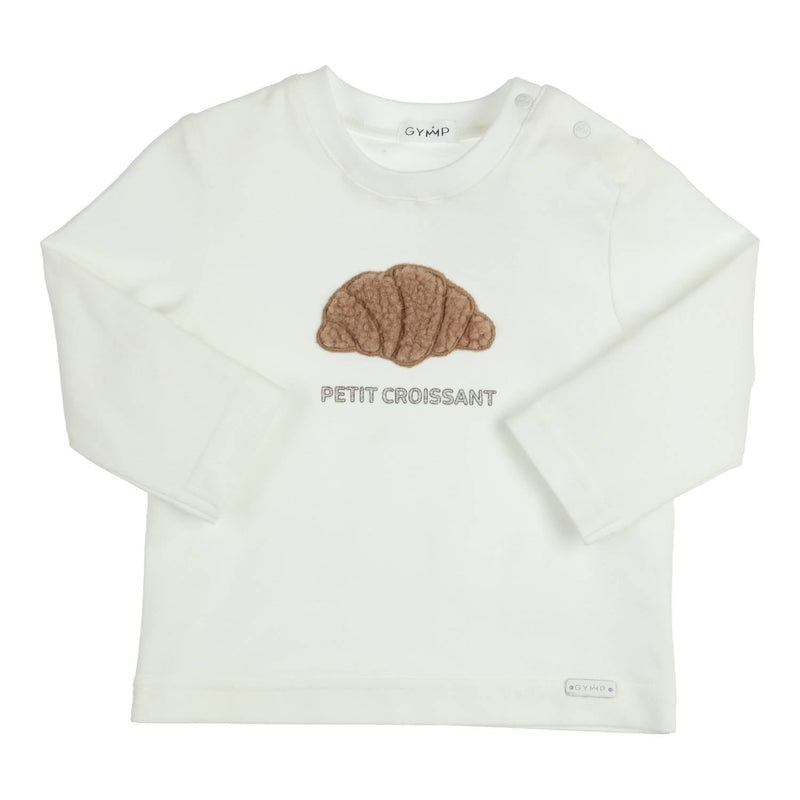 Jongens Longsleeve Aerodoux van Gymp in de kleur Off White in maat 92.