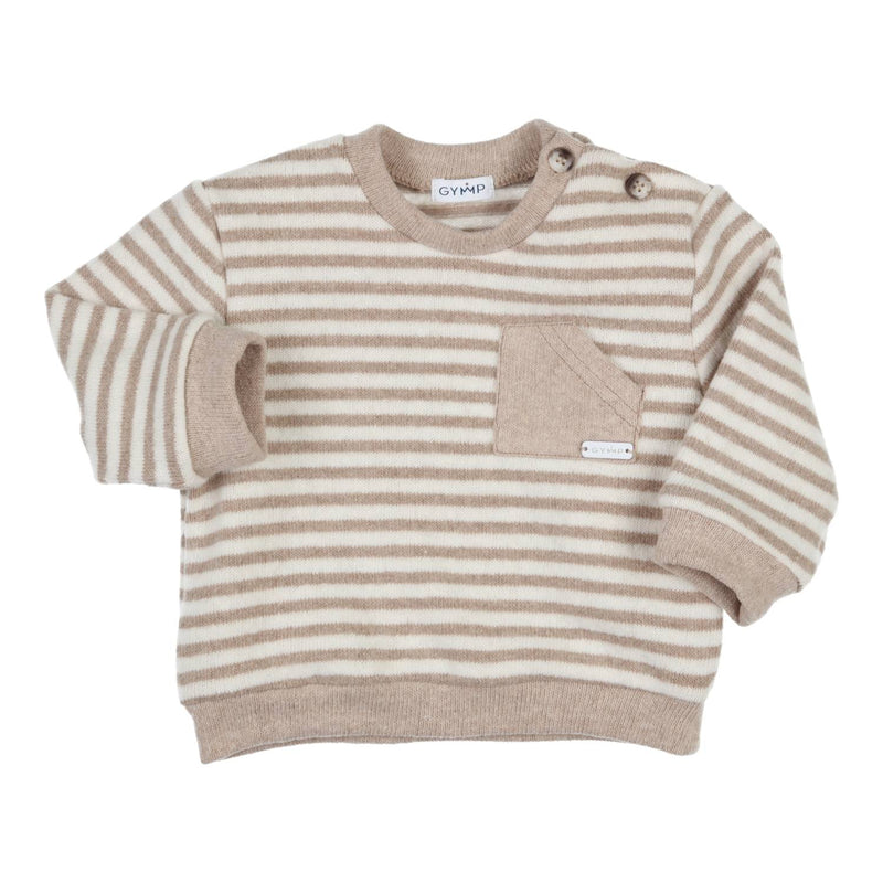 Jongens Pullover Castor van Gymp in de kleur Beige - Ecru in maat 92.