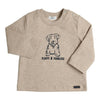 Jongens Longsleeve Aerochine van Gymp in de kleur Beige in maat 92.