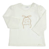 Meisjes Longsleeve Aerodoux van Gymp in de kleur Off White - Beige in maat 92.