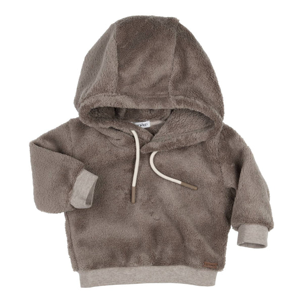 Jongens Sweater Teddy van Gymp in de kleur Taupe in maat 92.