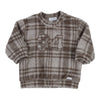 Jongens Sweater Kamiel van Gymp in de kleur Grey - Taupe in maat 92.