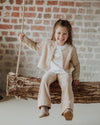 Meisjes Longsleeve Aerodoux van Gymp in de kleur Off White in maat 92.