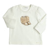Meisjes Longsleeve Aerodoux van Gymp in de kleur Off White in maat 92.