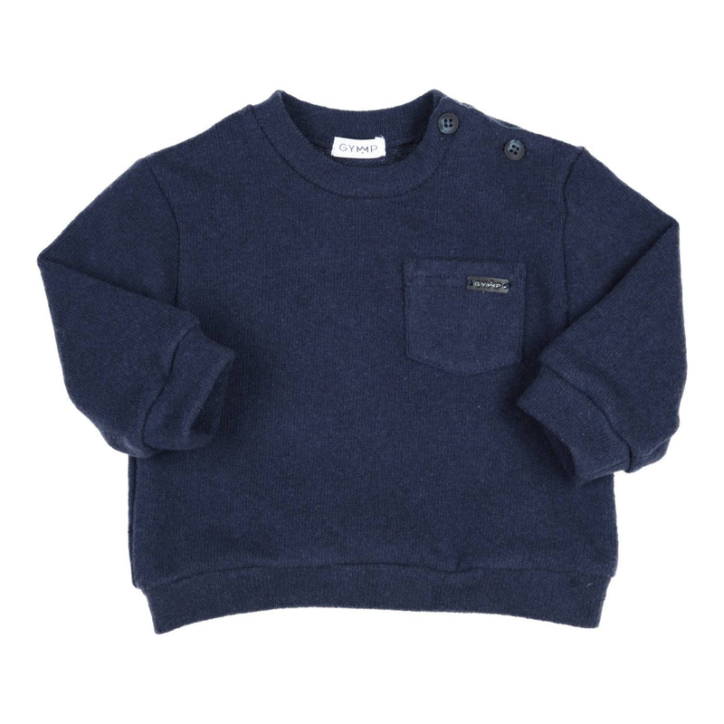 Jongens Pullover Gillo van Gymp in de kleur Navy in maat 92.