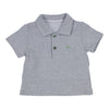 Jongens Polo Piek van Gymp in de kleur Grey Melange in maat 86.