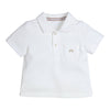 Jongens Polo Pikachu van Gymp in de kleur White - Beige in maat 86.