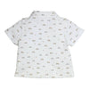 Jongens Polo Smart van Gymp in de kleur White - Beige in maat 86.