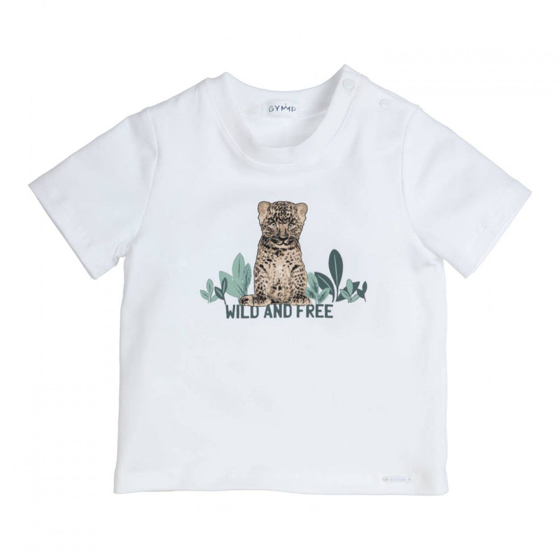 Jongens T-shirt Aerobic van Gymp in de kleur White in maat 86.