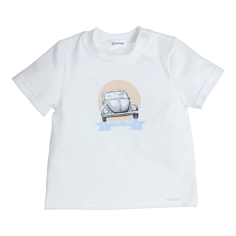 Jongens T-shirt Aerobic van Gymp in de kleur White in maat 86.