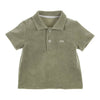 Jongens Polo Ido van Gymp in de kleur Khaki in maat 86.