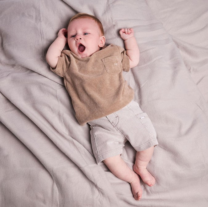 Jongens T-shirt Ido van Gymp in de kleur Brown in maat 86.