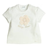 Meisjes T-shirt Aerobic van Gymp in de kleur Off White - Beige in maat 86.
