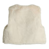 Meisjes Gilet Polla van Gymp in de kleur Off White in maat 92.
