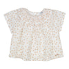 Meisjes Blouse Dianta van Gymp in de kleur Off White - Beige in maat 86.