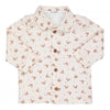 Jongens Shirt Doppie van Gymp in de kleur Off White - Brown in maat 86.