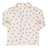 Jongens Shirt Doppie van Gymp in de kleur Off White - Brown in maat 86.